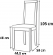 Dřevěná jídelní židle BONA, béžová látka/třešeň
