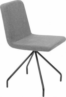 Jídelní židle, šedá / černá, TALIP