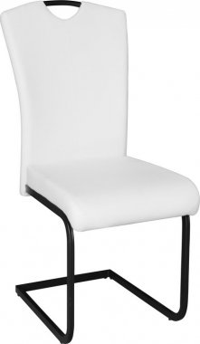 *Jídelní čalouněná židle TREVISO bílá/černá