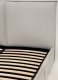 Čalouněná postel BOULT 140x200 s úložným prostorem, dřevěný rošt látka Castel 80