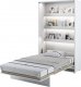 Výklopná postel REBECCA BC-02P, 120 cm, bílá lesk/bílá mat