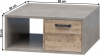 Konferenční stolek BARIA 1S se zásuvkou, dub pískový/šedá