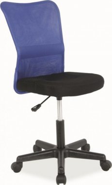 Kancelářská židle Q-121 černá/modrá