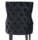 Designová jídelní židle JIRI VELVET černá
