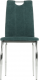 Jídelní židle OLIVA NEW, azurová látka/chrom