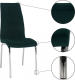 Jídelní židle GERDA NEW, smaragdová/chrom