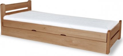Dřevěná postel Rex 100x200 sonoma
