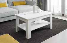 ARTUR -  konferenční stolek 110 X 67 (LAWA) - lamino - BÍLÁ - (WB-U) (K150)