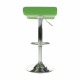 Barová židle LARIA NEW, chrom/zelená