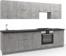 Kuchyně FELIPE 280 beton/beton