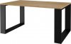 Konferenční stolek Sava dub artisan/černá