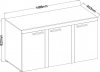 Skříňka RIZO 3D bílá/beton