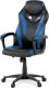 Herní židle KA-Y209 BLUE, modrá/černá ekokůže