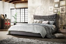 Čalouněná postel SIERRA 180x200, šedá