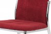 Jídelní židle DCL-213 RED2, červená látka/chrom