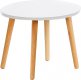Příruční stolek, bíla / natural, Bazzy 3