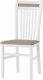 Dřevěná jídelní židle VOLANO 131 bílá mat, (2ks)