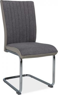Jídelní čalouněná židle H-930 šedá/sv. šedé boky
