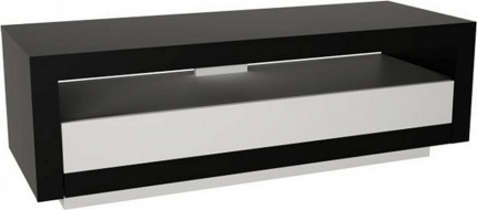 Televizní stolek RTV AGNES černá/bílá