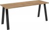 Jídelní stůl KOLINA 185x67 cm, černá/lancelot