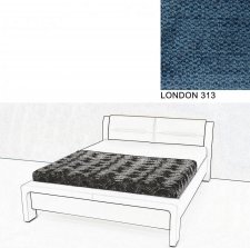 Čalouněná postel AVA CHELLO 160x200, LONDON 313