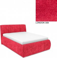 Čalouněná postel AVA EAMON UP 160x200, s úložným prostorem, LONDON 308