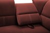 Rohová sedací souprava Nadia rozkládací s úĺožným prostorem, levá, vínová/Velva 10
