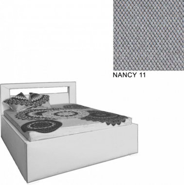 Čalouněná postel AVA LERYN 160x200, s úložným prostorem, NANCY 11