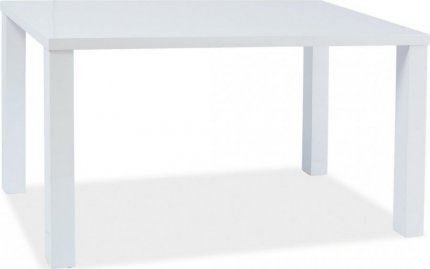 Jídelní stůl MONTEGO 140x80 cm bílá lesk