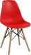 Plastová jídelní židle MODENA II červená