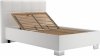 Čalouněná postel Kelvin 120x200, s úložným prostorem, bílá