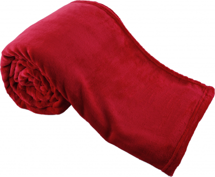 TEMPO-KONDELA DALAT TYP 2, plyšová deka, červená, 180x220 cm