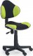 Dětská židle QZY-G2 černo-zelená