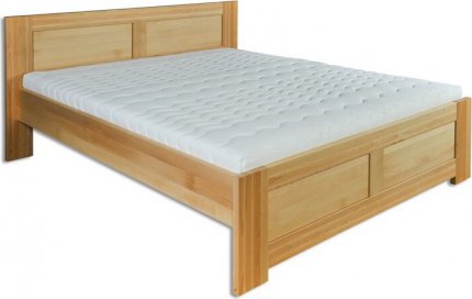 Masivní postel KL-112, 140x200, dřevo buk, výběr moření