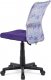 Dětská židle KA-2325 PUR, fialová mesh, síťovina motiv/černý plast