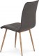 Jídelní židle HC-368 COF2, coffee látka/kov
