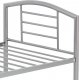 Kovová postel BED-1900 SIL 90x200, šedá