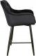 Barová židle BERI velvet tyrkysová/černý kov