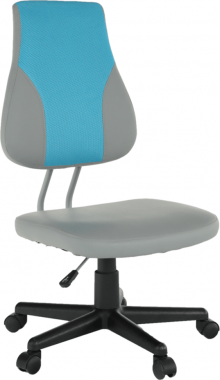 Dětská rostoucí židle RANDAL, šedá/modrá