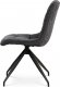 Jídelní židle HC-396 GREY2, šedá látka, ekokůže/kov