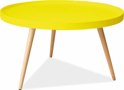 Konferenční stolek TONI B žlutý