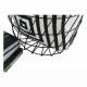 Kulatý odkládací stolek BATIS TYP 1, grafit/černá