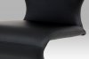 Jídelní židle HC-997 BK, ekokůže černá, chrom 