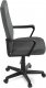 Kancelářská židle, černý plast, šedá látka, kolečka pro tvrdé podlahy KA-L607 GREY2