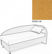 Čalouněná postel AVA NAVI, s úložným prostorem, 90x200, pravá, PRIMO 48