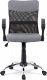 Kancelářská židle KA-V202 GREY, šedá/černá/chrom