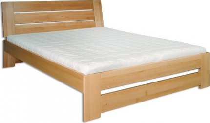 Masivní postel KL-192, 120x200, dřevo buk, výběr moření