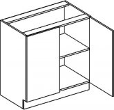 Spodní kuchyňská skříňka PREMIUM de LUX D80, 2-dveřová, olše
