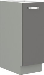 Kuchyňská skříňka Garid 30 D CARGO BB šedý lesk/šedá