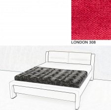 Čalouněná postel AVA CHELLO 160x200, LONDON 308
